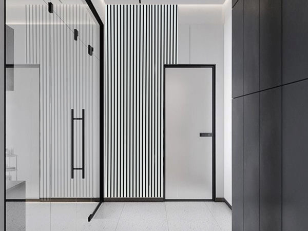 WHITE-BLACK PVC COLORED AKUSTISK SPILEPANEL