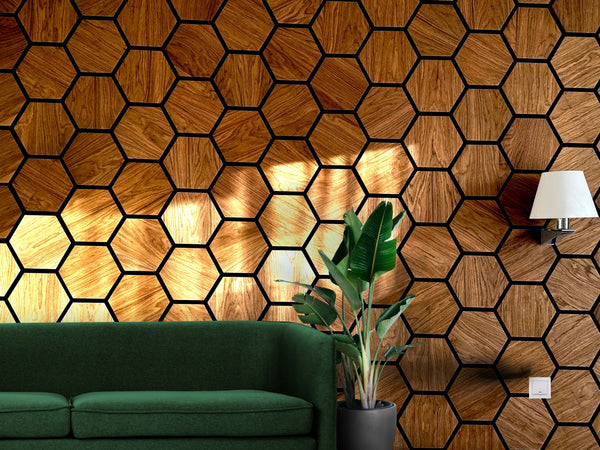 HEXAGON BRONZE OAK