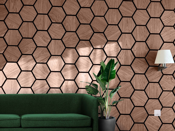 HEXAGON WALNUT